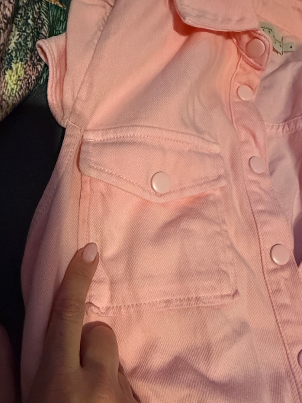 Alice + Olivia Jeans Miranda Denim Belted Dress - Picture 7 of 7